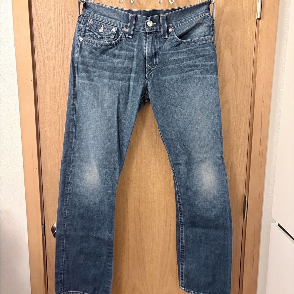 True Religion Men's Blue Jeans